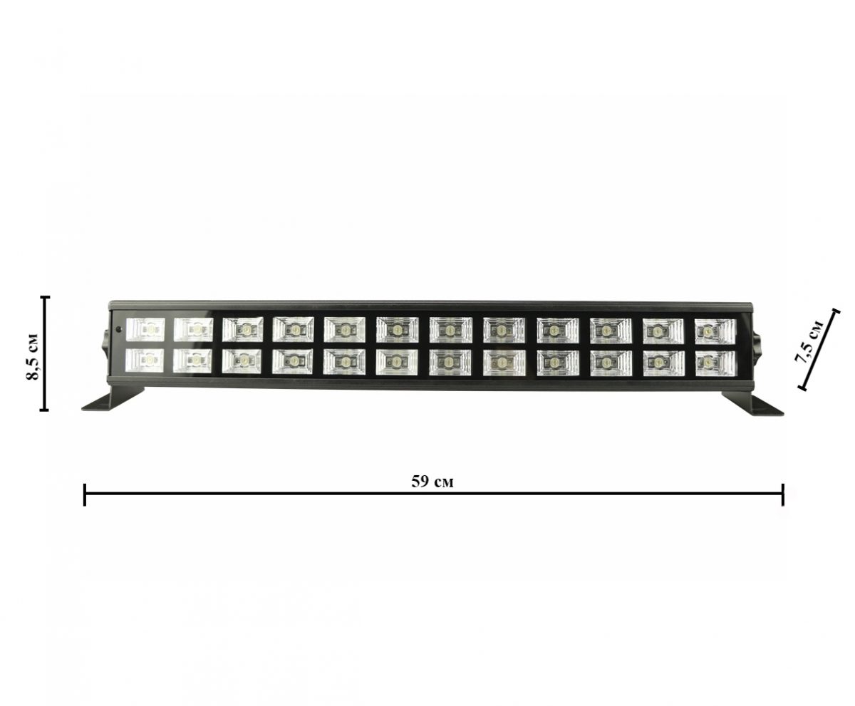 Новинка! LED Bar UV 24*3w DMX – Ультрафиолетовый прожектор.