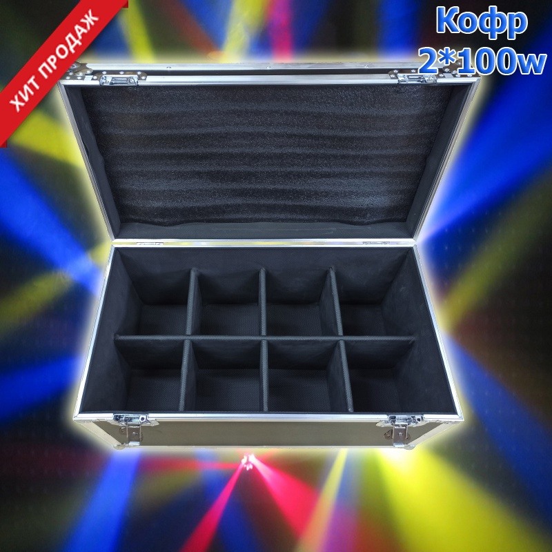 Снова в наличии! Транспортировочные кофры для блиндеров 2×100W COB (8 в 1)